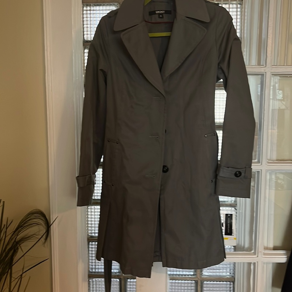 Coat, charcoal, fully lined, new, never worn!